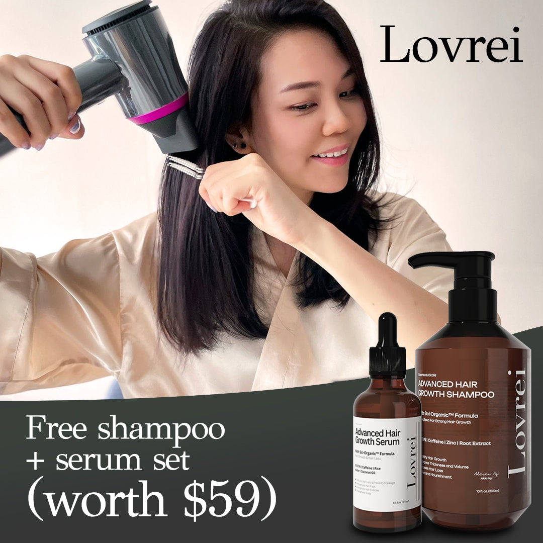 Hair Dryer + Shampoo &amp; Serum (Free)